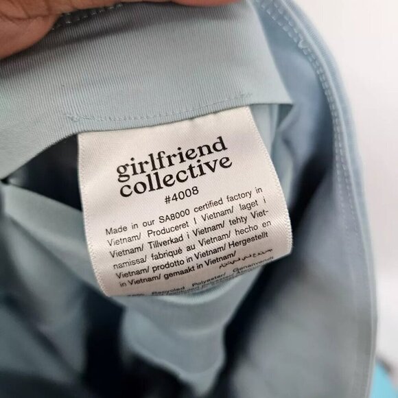 Girlfriend Collective #4008 Blue Compressive High-Rise Legging Size Small - Picture 7 of 7